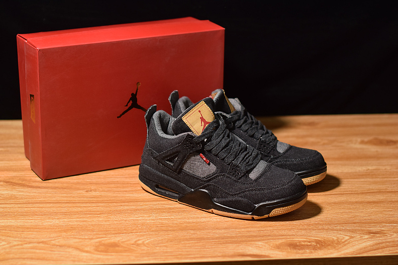 Levi's x Air Jordan 4 Denim,Fashion sports shoes