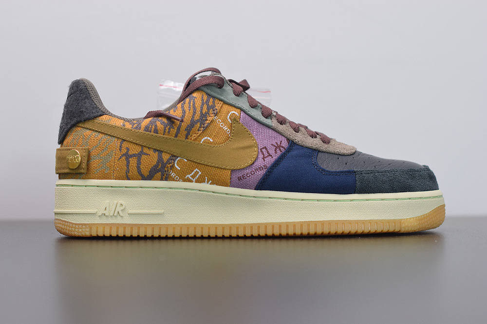 travis scott af1 multicolor