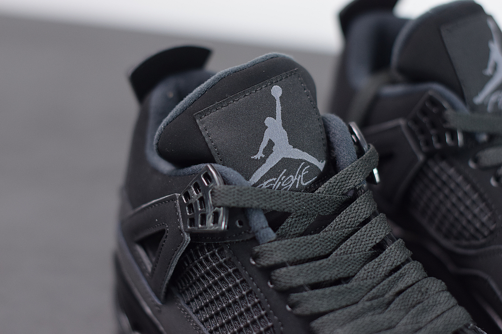 jordan 4 black cat laced