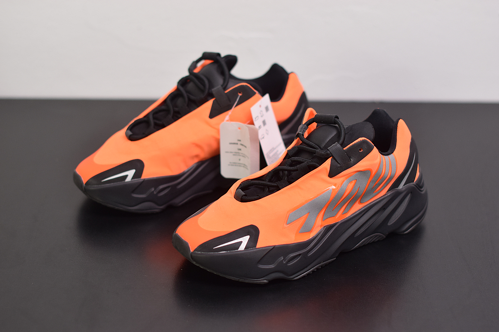 Adidas Yeezy Boost 3M ORANGE,Fashion sports shoes